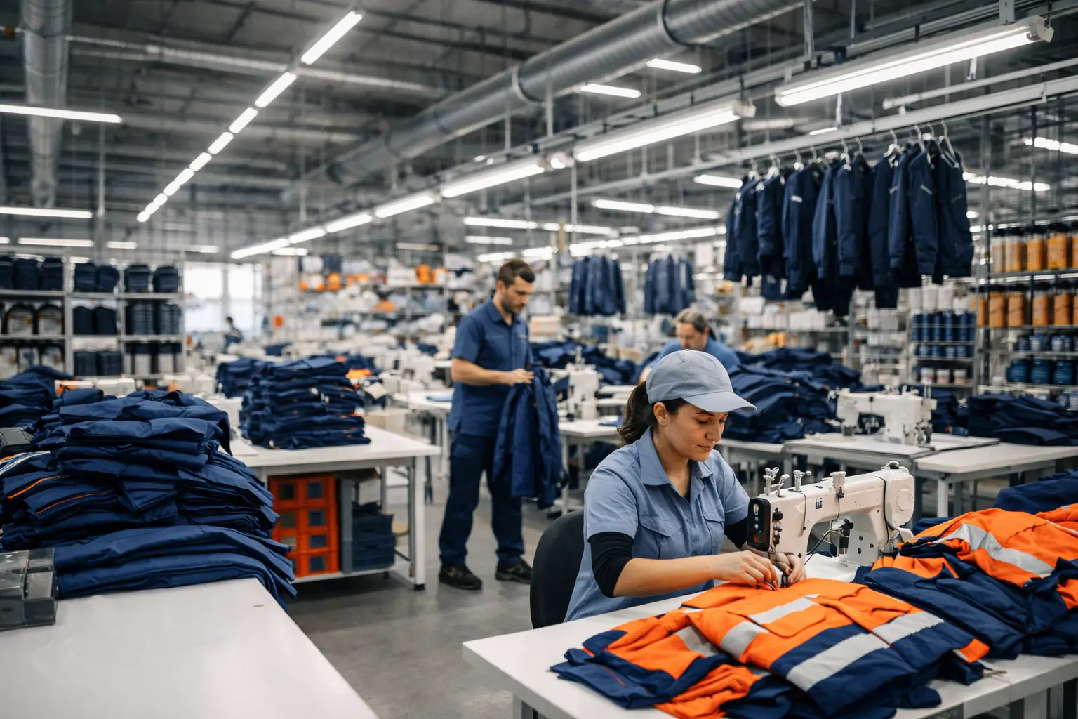 Mars Wear — iş giyimi üretim görseli